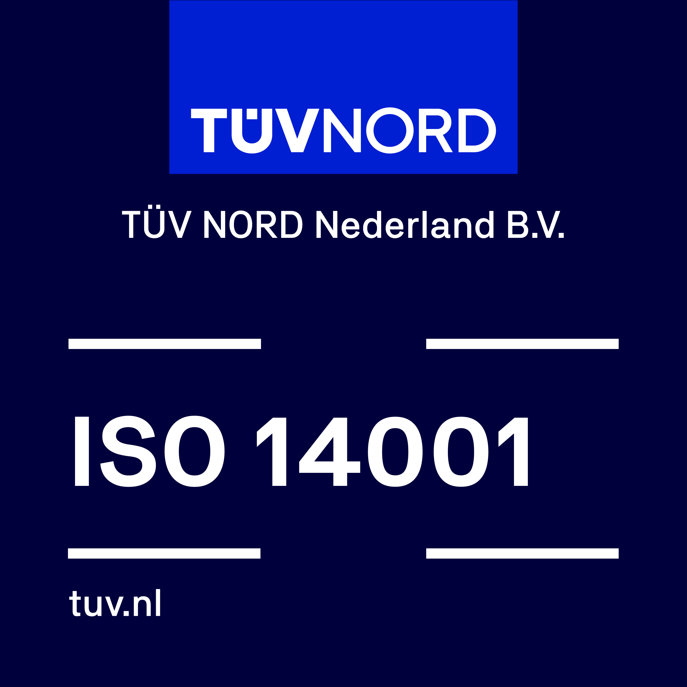 IOB - TUV ISO 14001 Certificatie