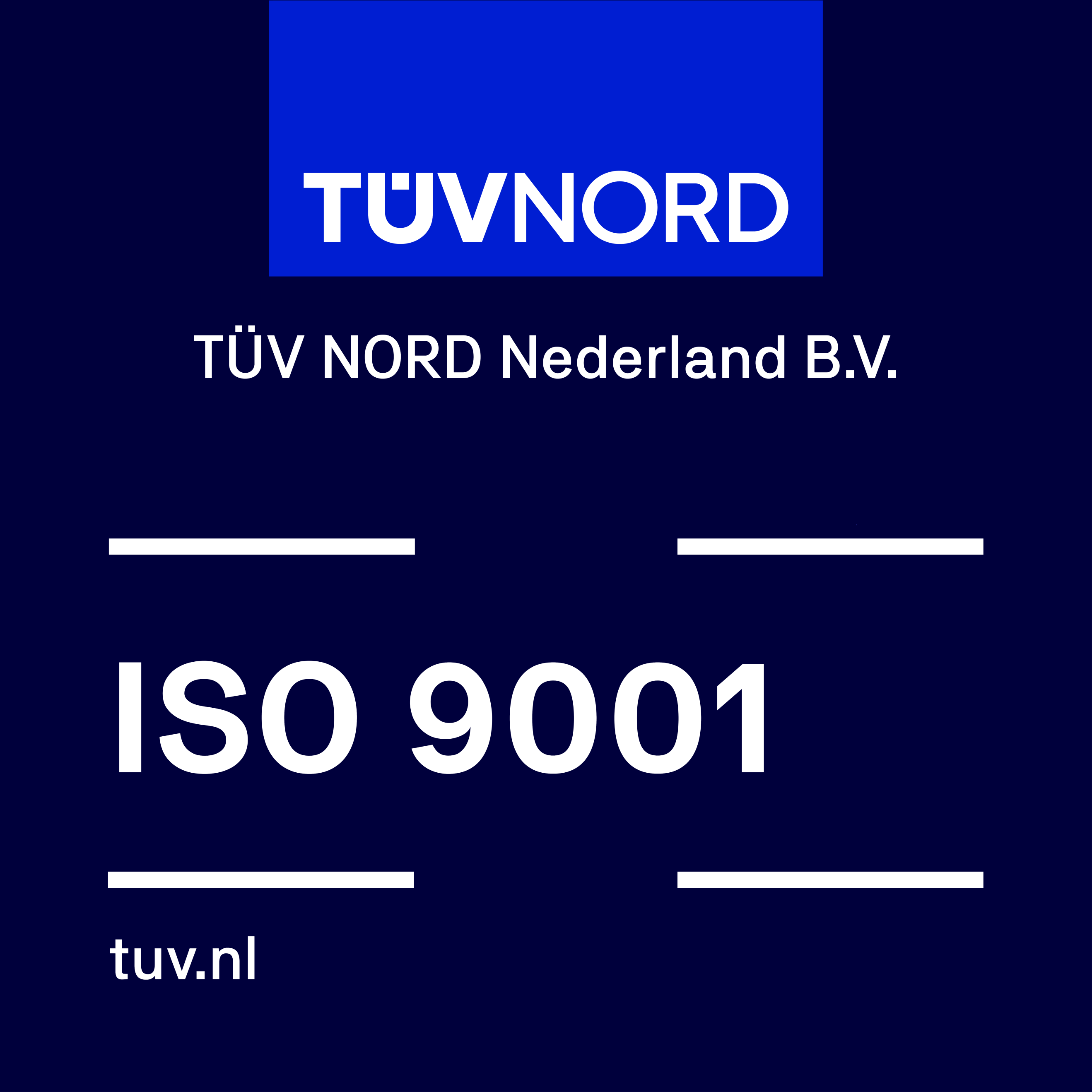 IOB - TUV ISO 9001 Certificatie